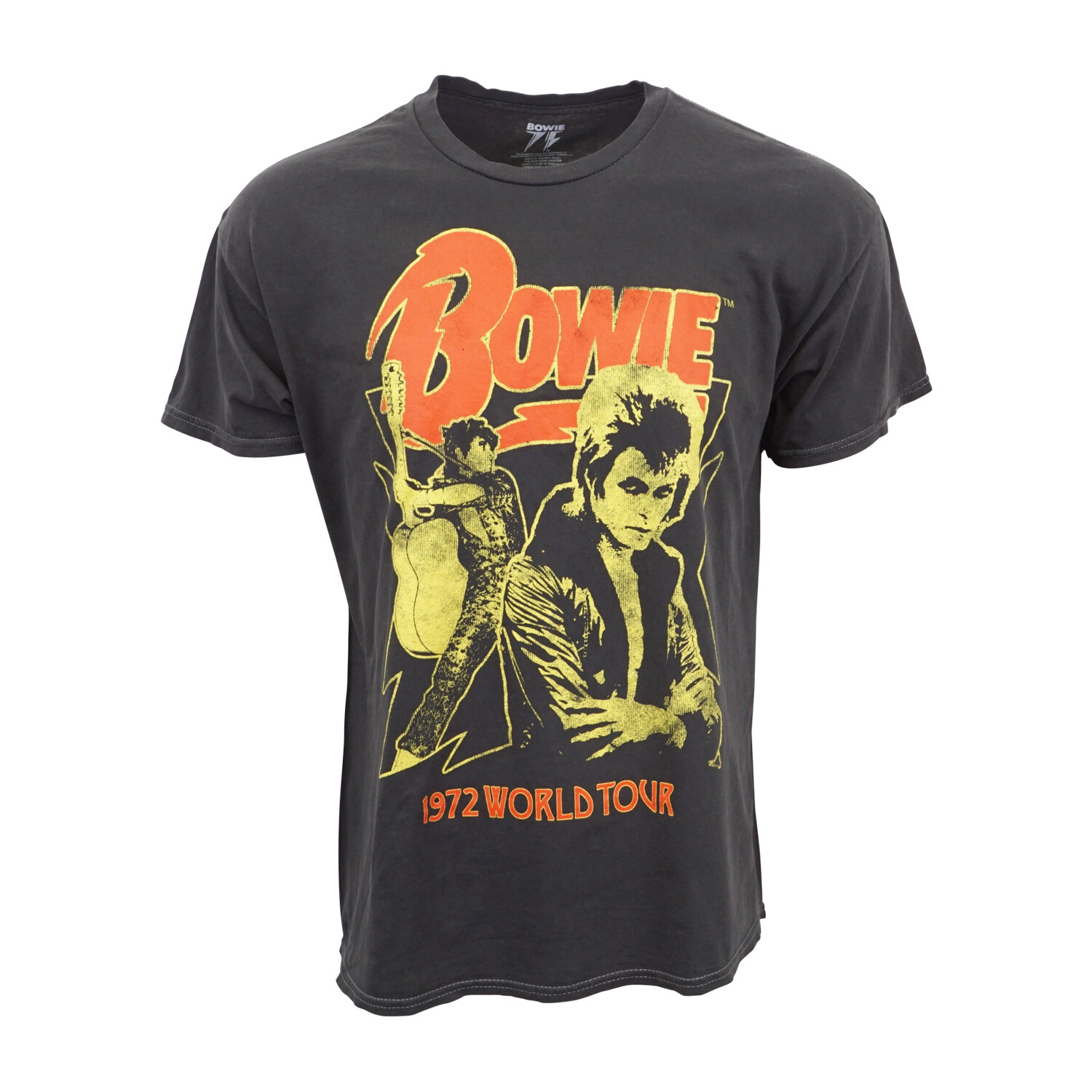 BOWIE 1972 WORLD TOUR T SHIRT OFFICIAL LICENSE T SHIRT