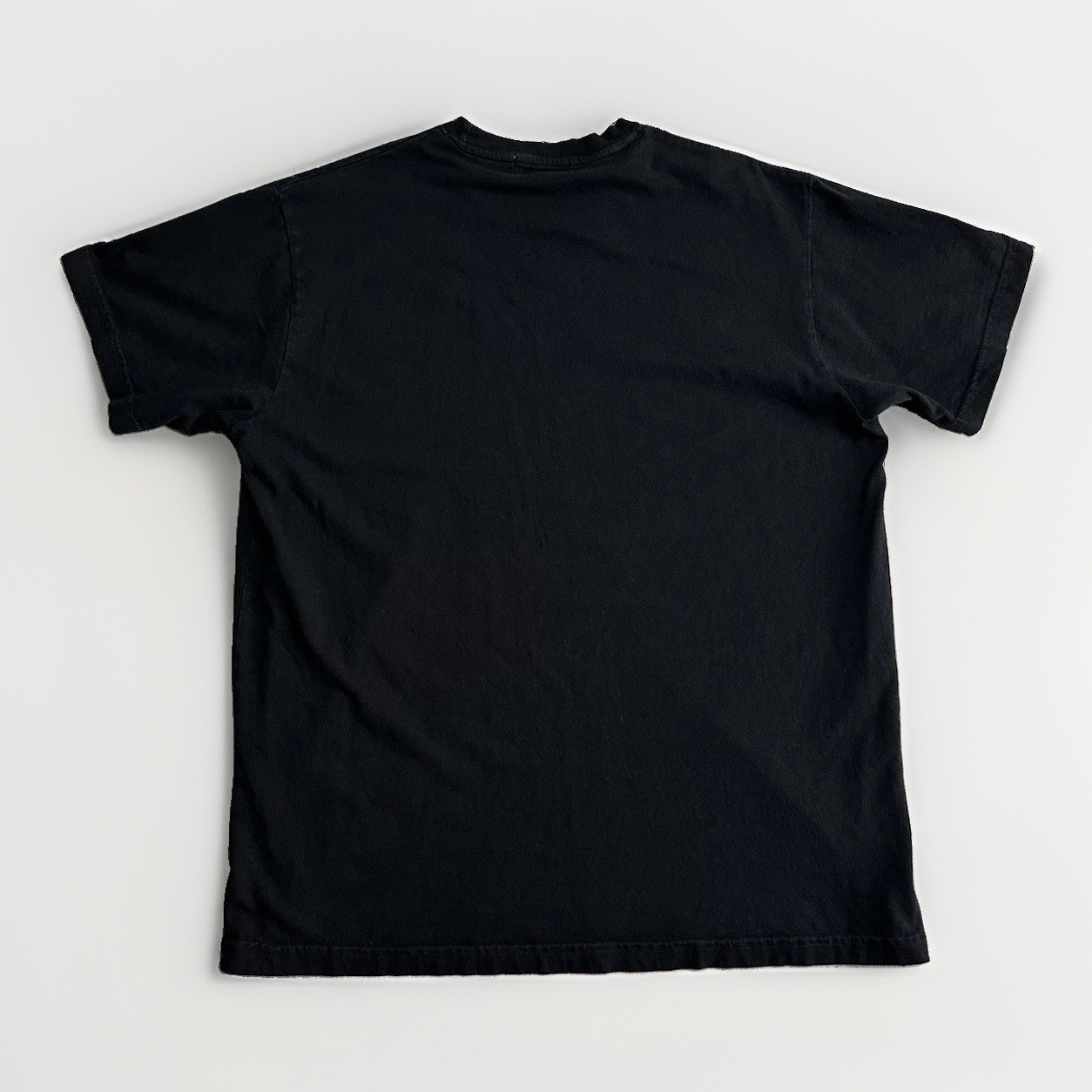 Vintage 90s J.Crew T-Shirt Men’s Medium Black Made In USA 100% Cotton Boxy Fit