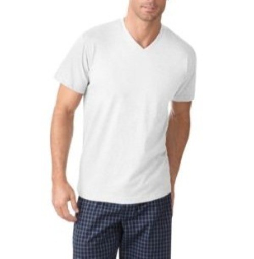 Alfani Mens Short Sleeves Pull On Cotton V Neck Undershirts White Size 2XL NWT