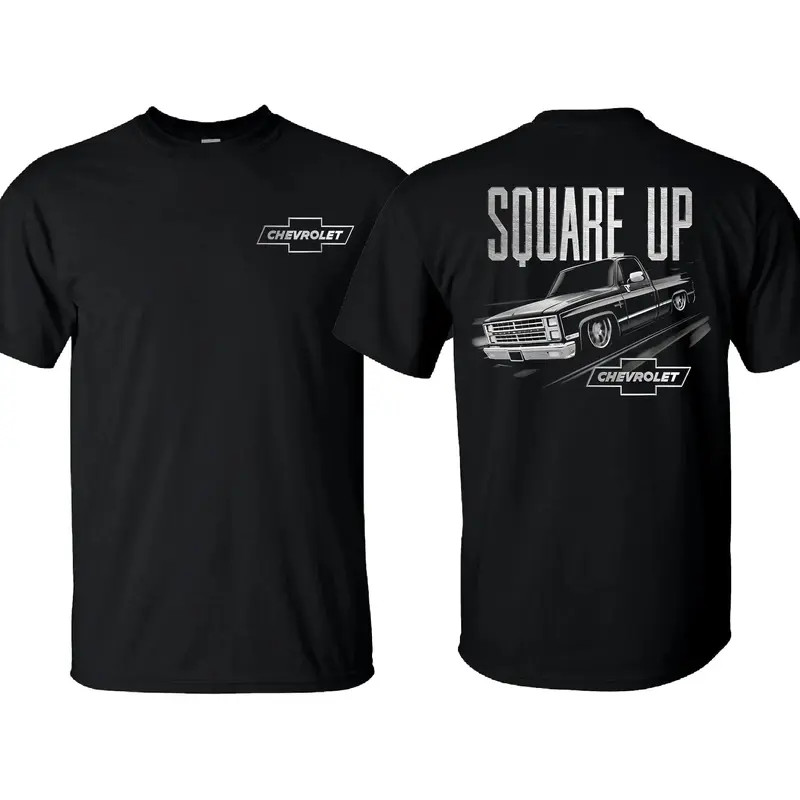 Square Up Squarebody Chevy Truck Graphic T-Shirt Retro Tee USA