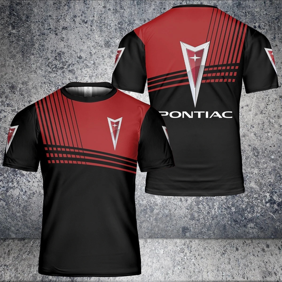 Personalized Name – Men’s Pontiac Logo For Fan Polyester T-Shirt