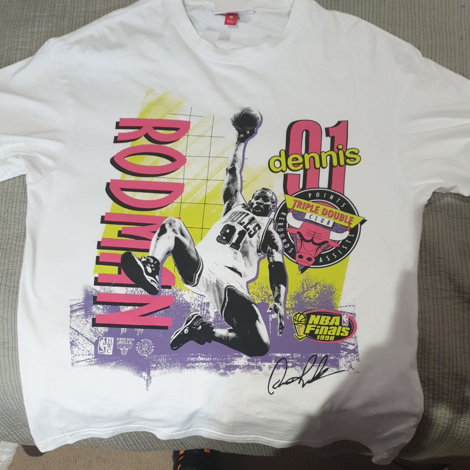 Vintage 1998 Mitchell And Ness Dennis Rodman Shirt