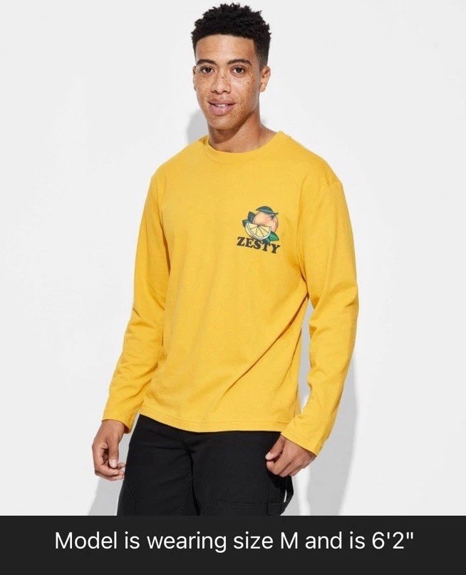 Original use drop shoulder zesty beeswax yellow ￼size Medium Men