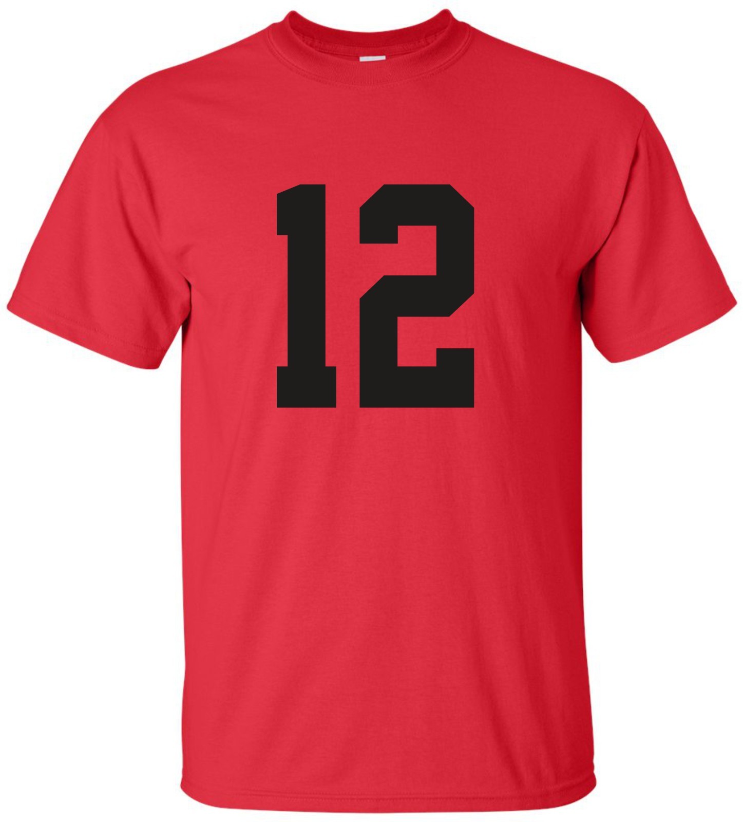 Custom “ANY Number” T-Shirt 1 Color # football hockey lacrosse basketball league