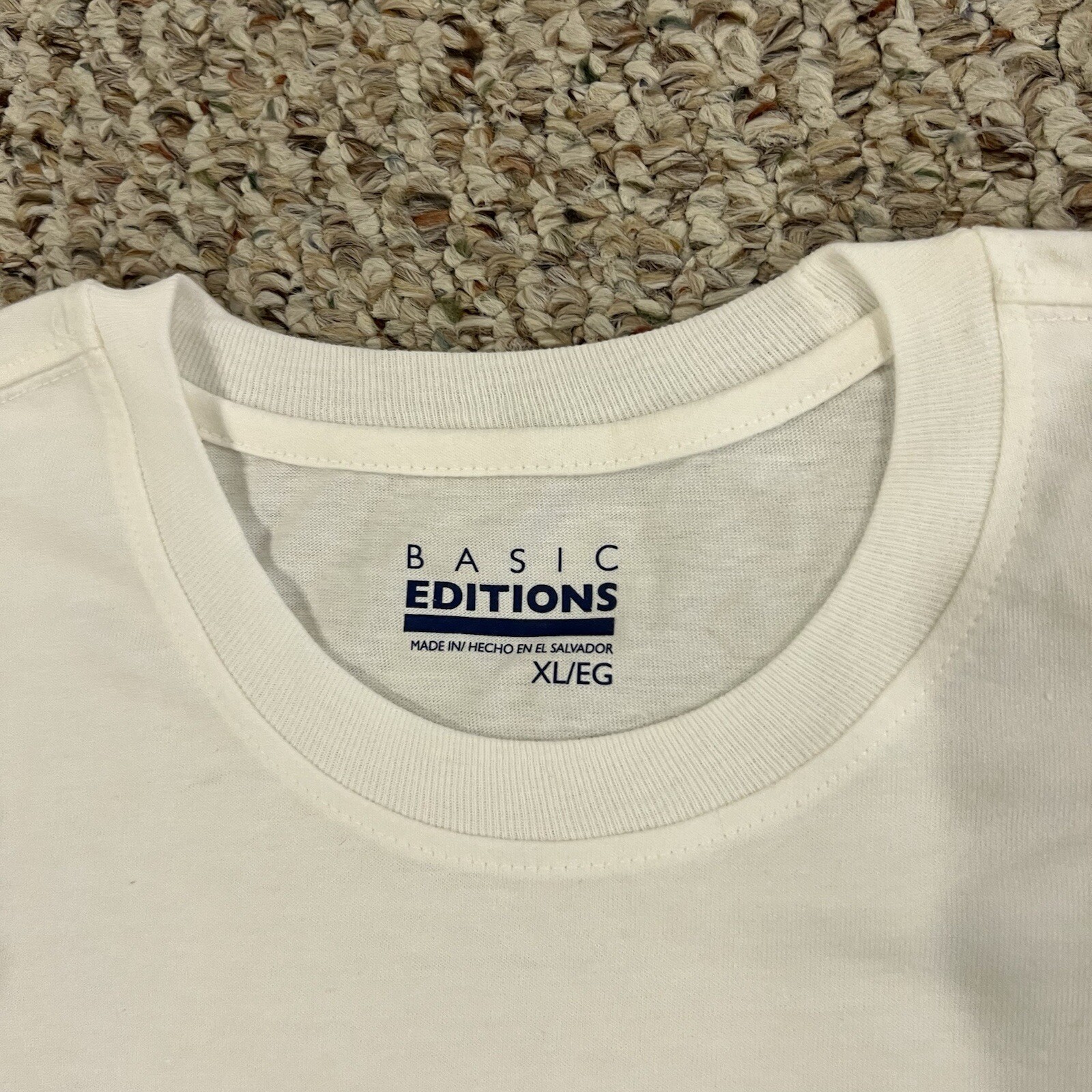 Basic Editions Tshirt Mens Short Sleeve Pullover With Pocket New