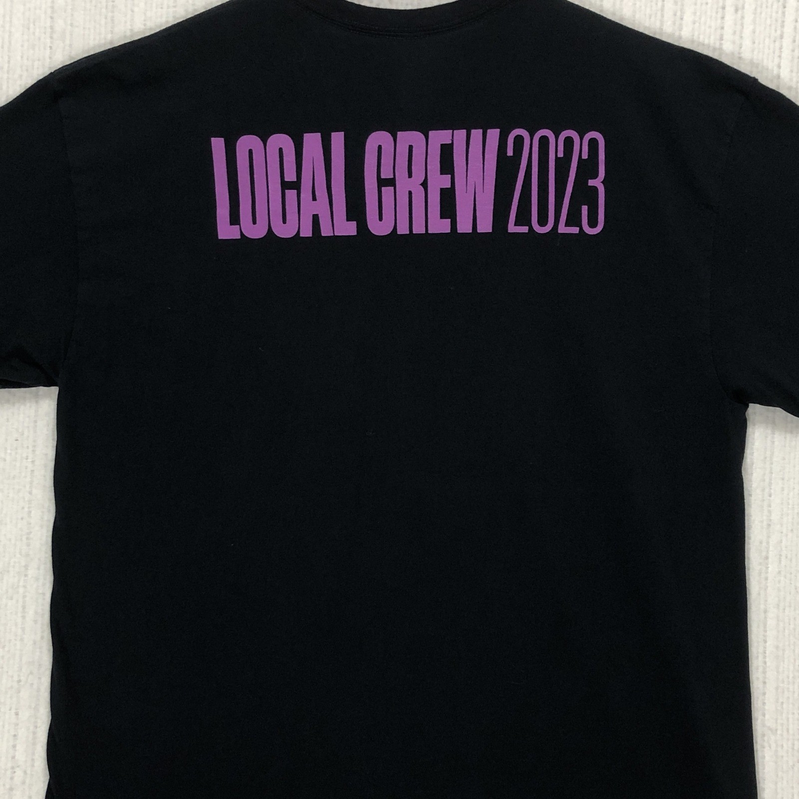 Bruce Springsteen E Street Band 2023 Tour Local Crew Shirt Black XL XLG EG