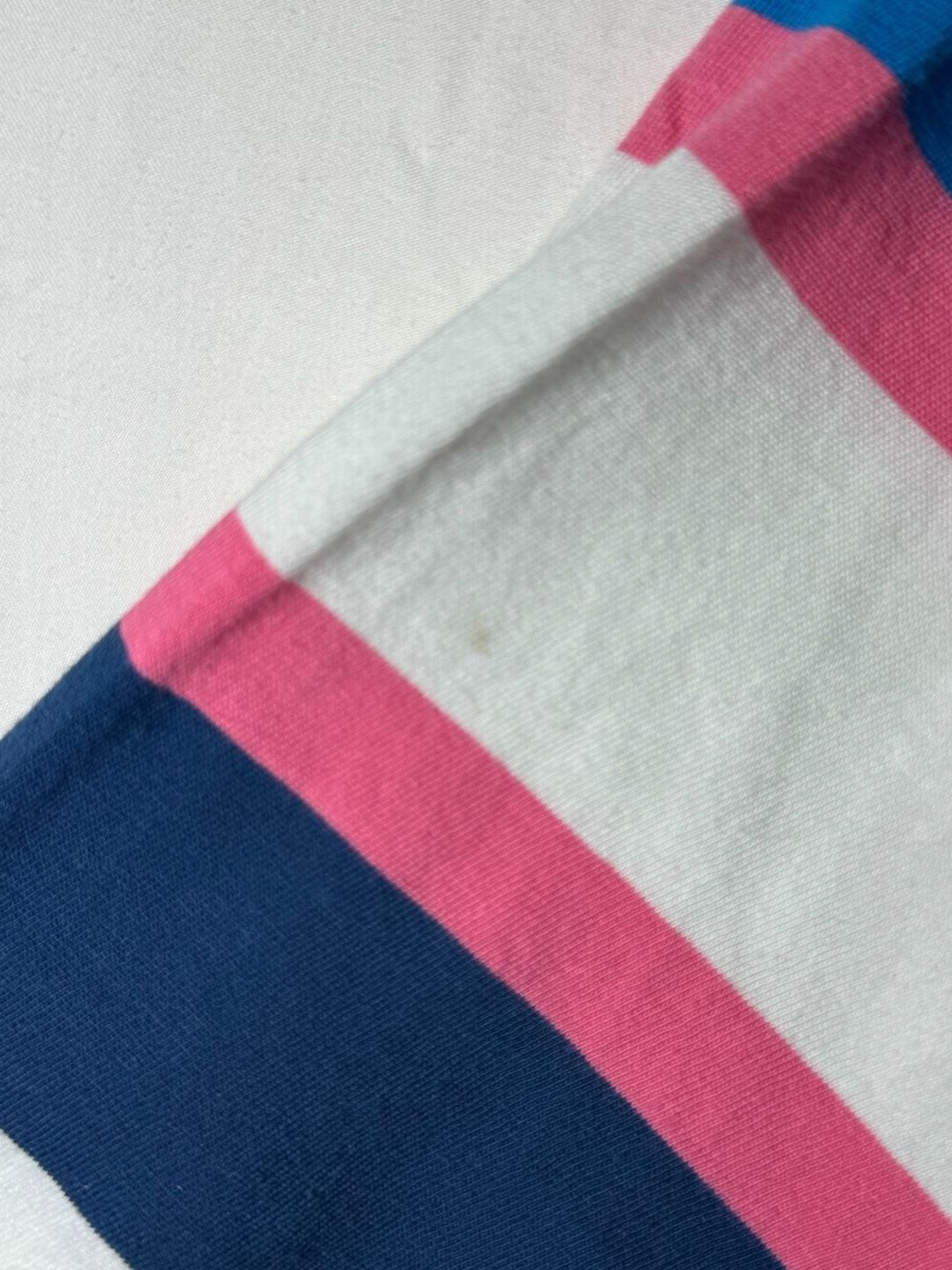 Tommy Hilfiger Multi-Color Horizontal Striped Crewneck T-Shirt