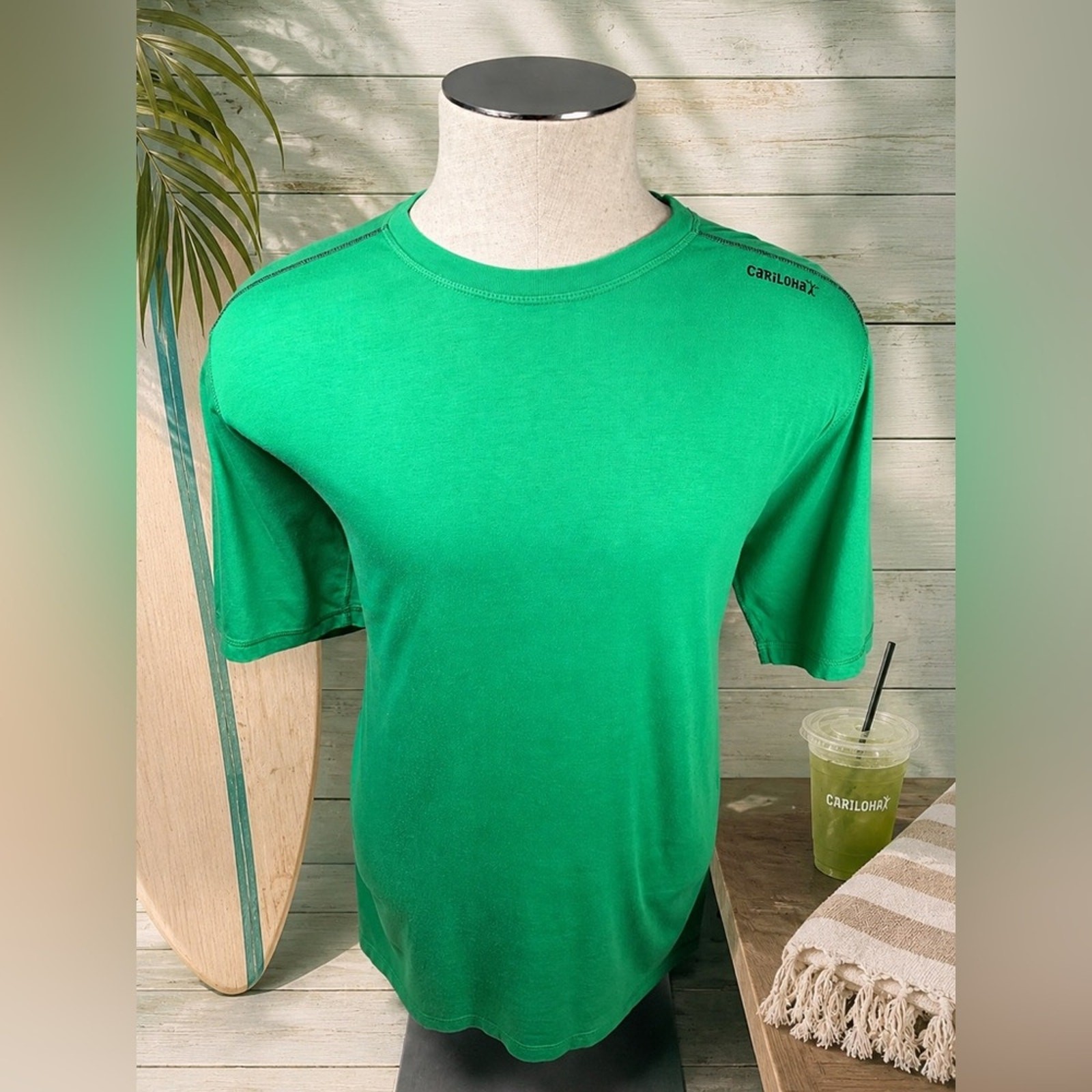 Cariloha BambooFit Performance T Shirt Men’s Large Organic Cotton Bamboo Blend