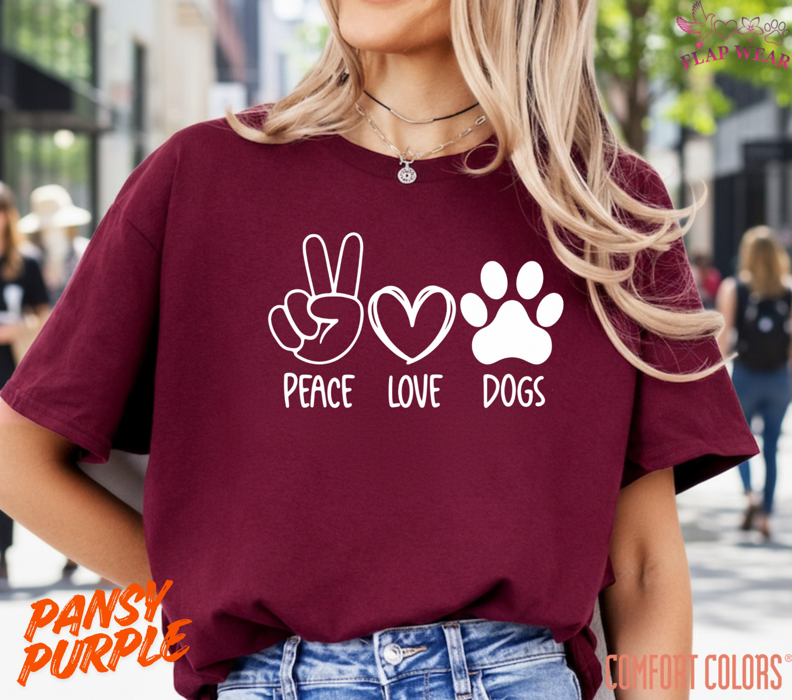 Unisex Peace Love Dogs T SHIRT,T shirt women,T shirt men,T shirt vintage Mom Dad