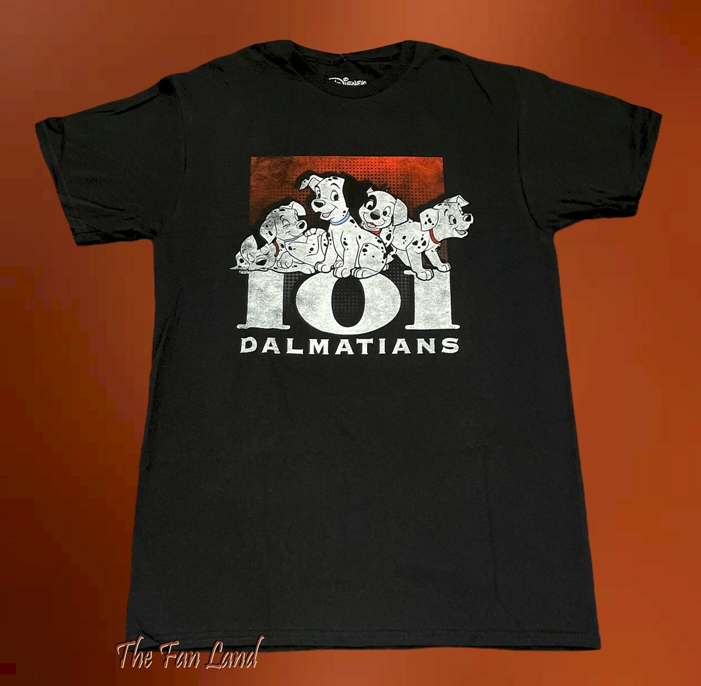 NEW Disney 101 Dalmatians Puppys Dogs De Vil Vintage Mens T-Shirt