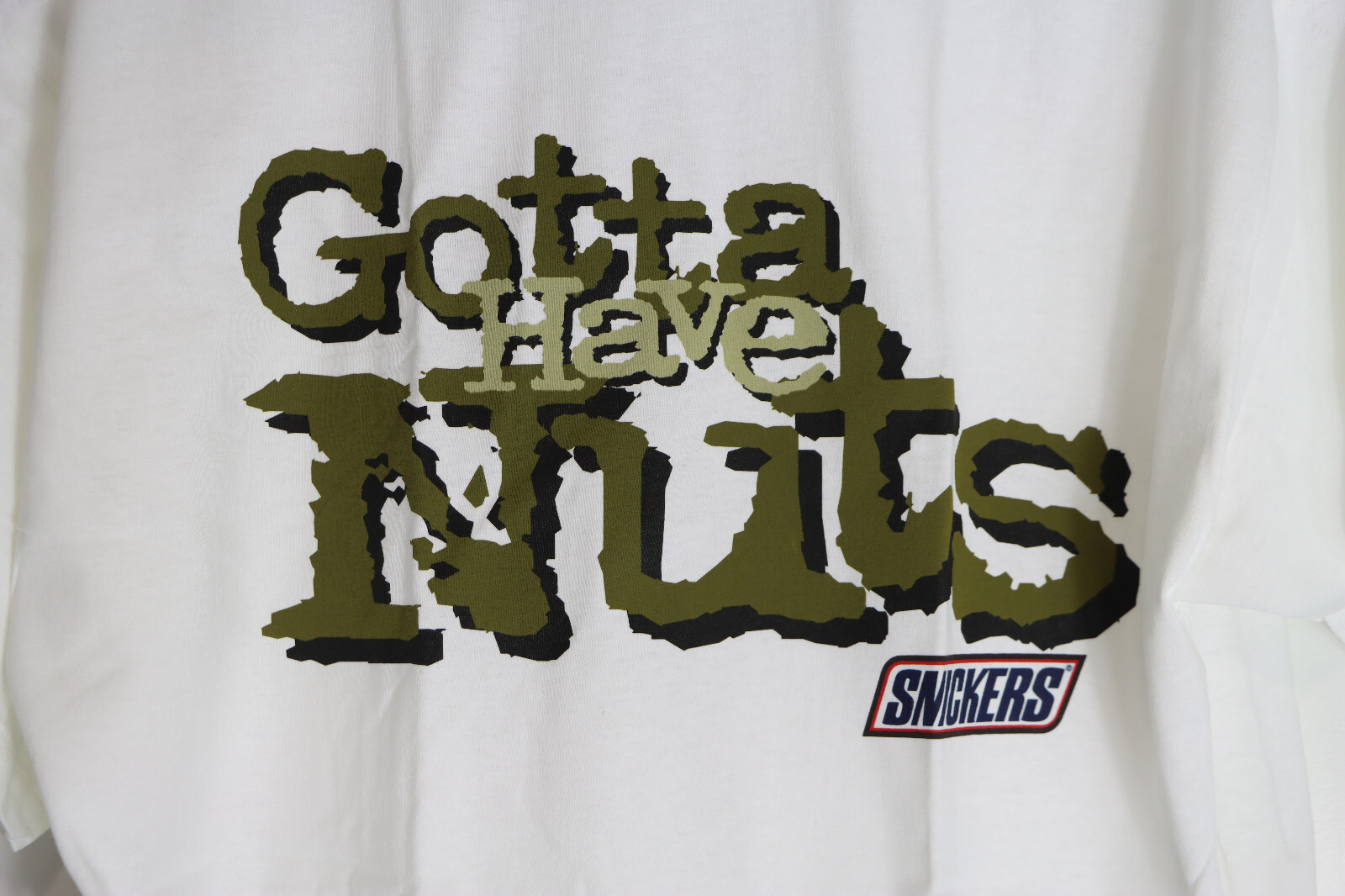 Vintage Single Stitch No Fear Snickers Gotta Have Nuts Adult X-Large XL T-Shirt