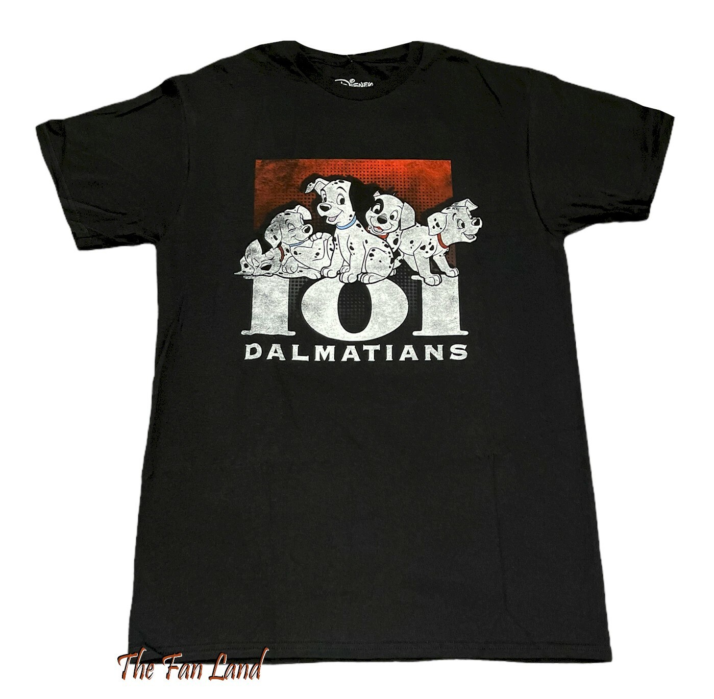 NEW Disney 101 Dalmatians Puppys Dogs De Vil Vintage Mens T-Shirt