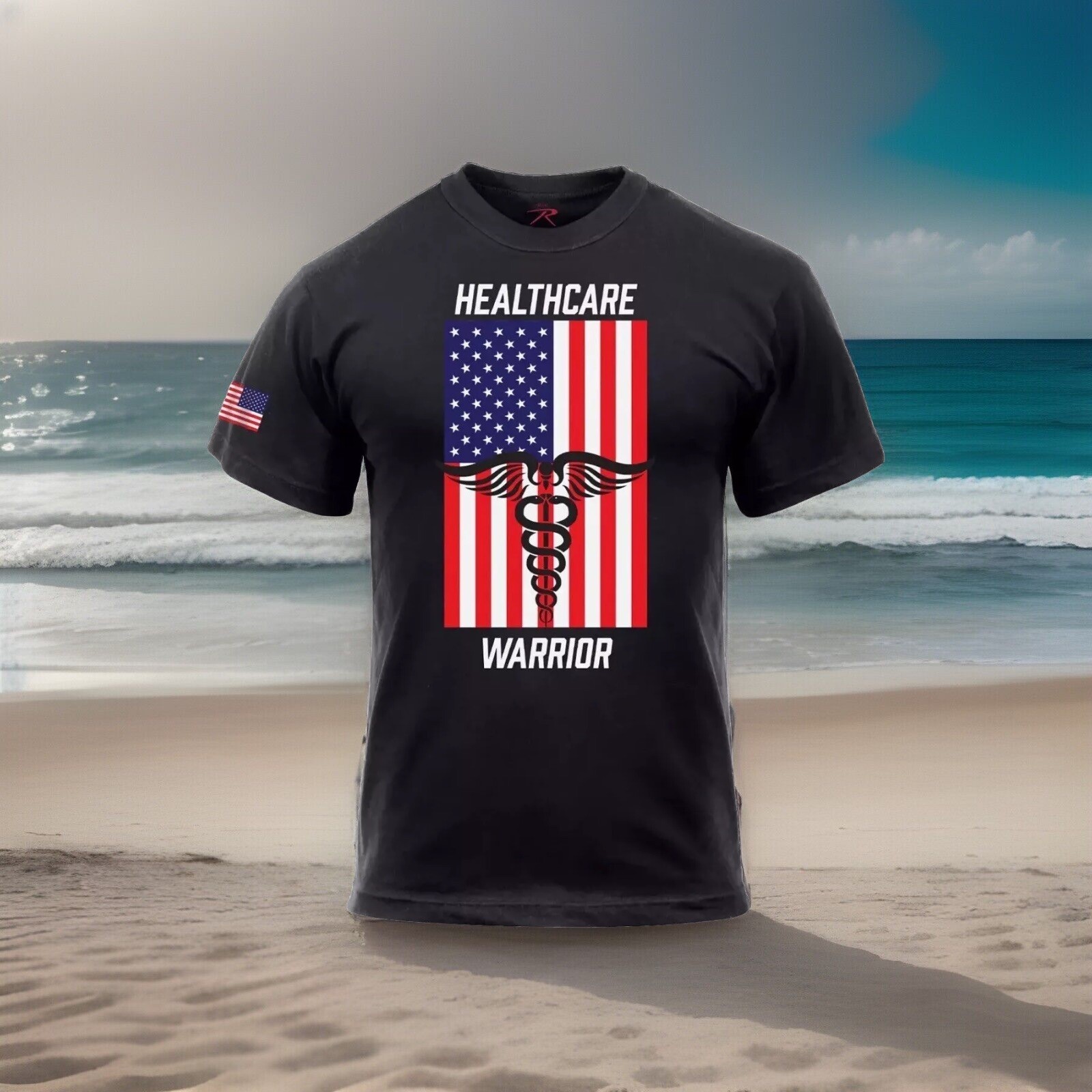 ROTHCO – HEALTHCARE WARRIOR / 60% COTTON 40% POLY / S-SLEEVE T-SHIRT (S)