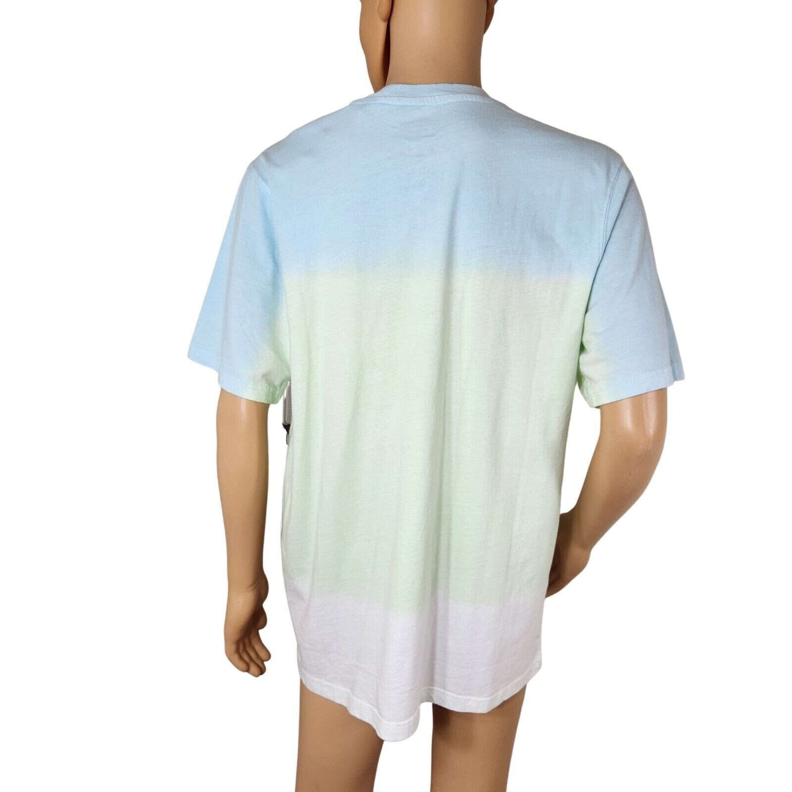 Born Fly Men’s Size XL Embroidery T-Shirt NWT Blue Green Mint Pink (62)