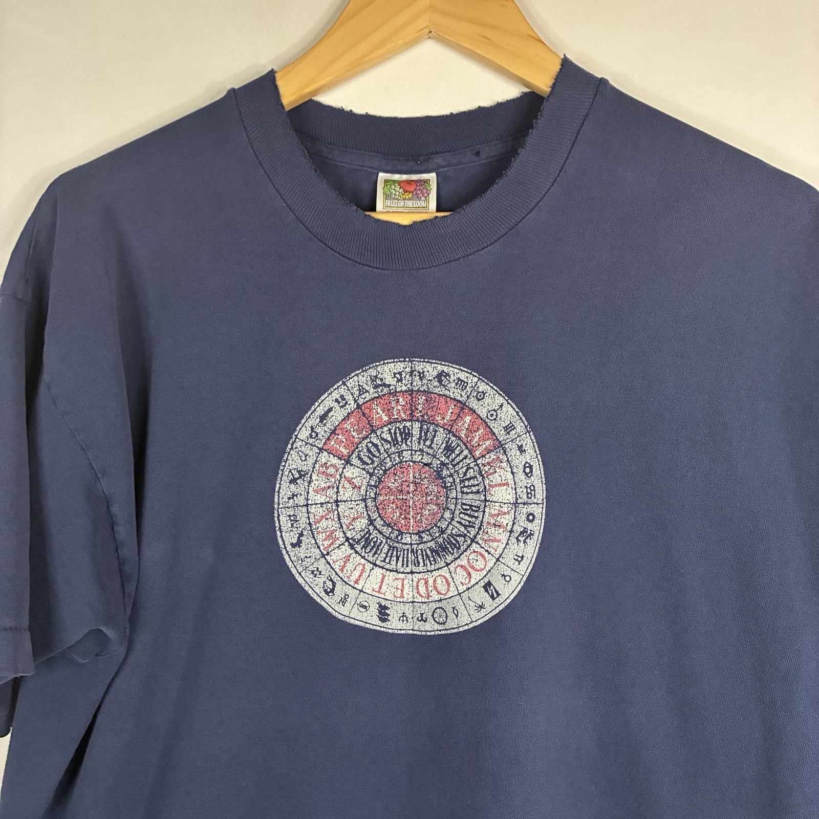 Vintage 90s Pearl Jam Shirt No Code Album Promo Single Stitch GREAT FADE/WEAR XL