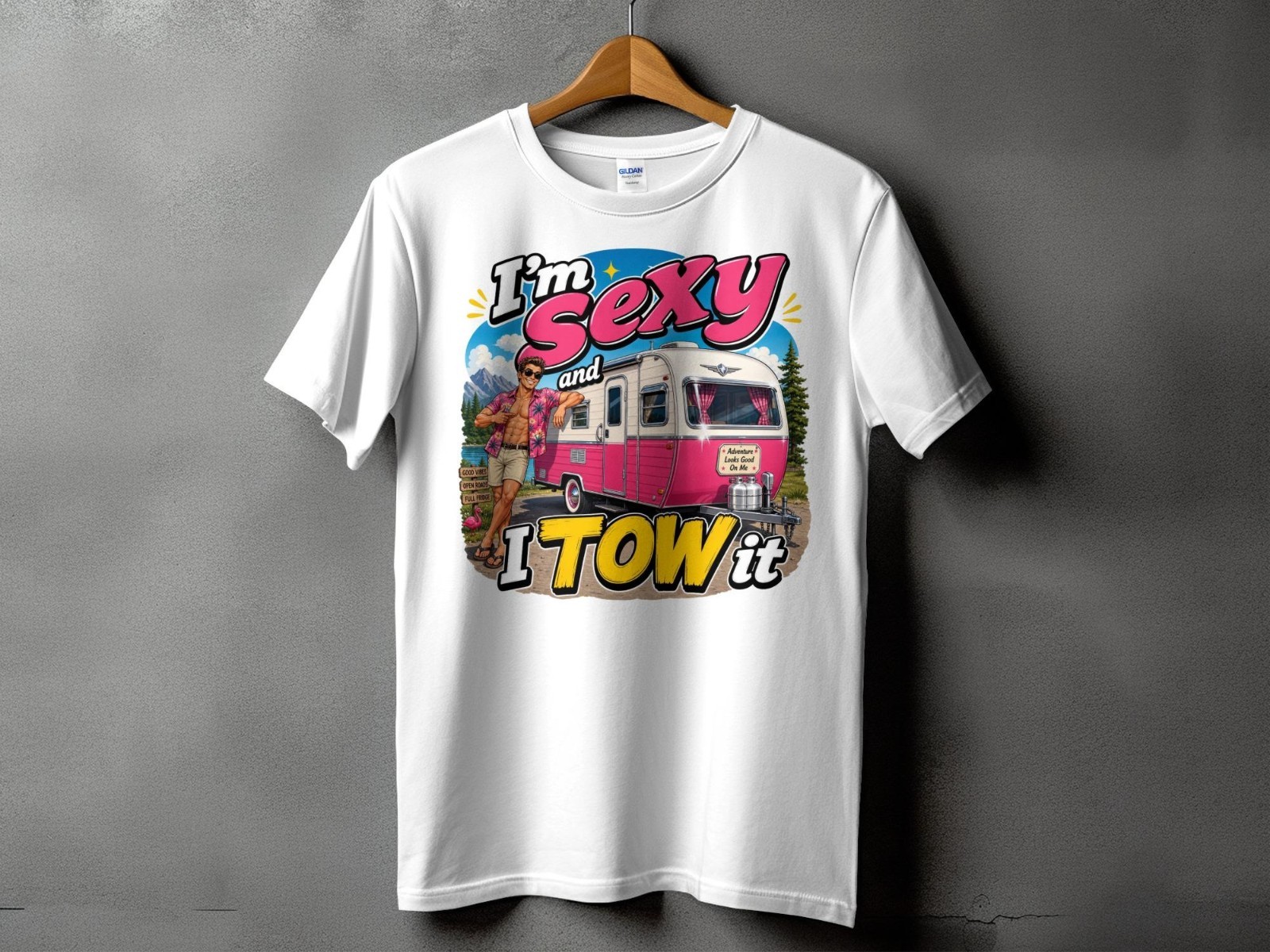 Funny RV Shirt, Camping Tee, Road Trip Adventure Top T-Shirt