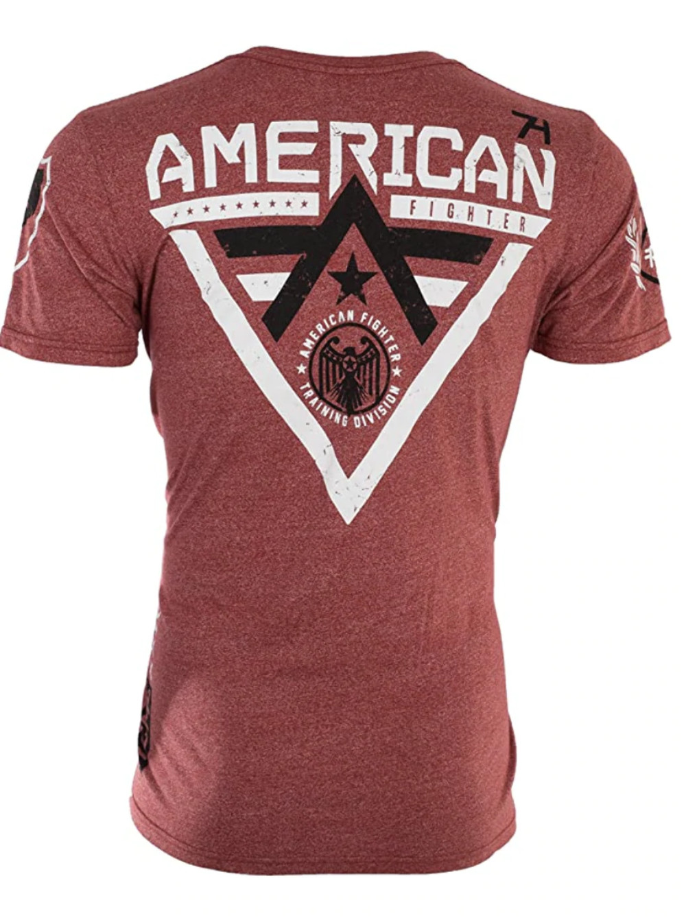 AMERICAN FIGHTER Alaska Red Black Athletic Mens Crewneck T-shirt XL-2XL NWT