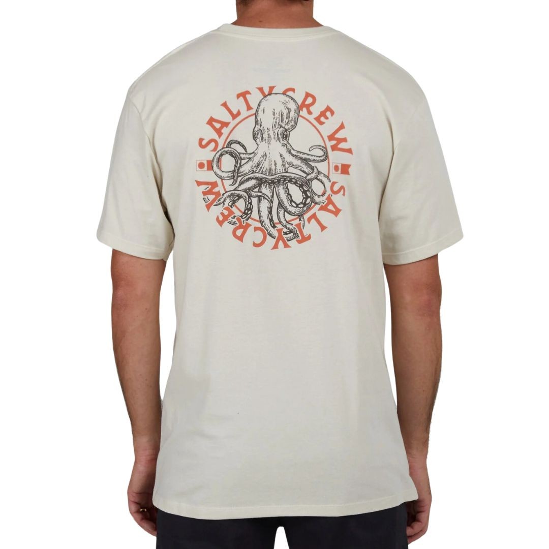 Salty Crew “Tentacles” Premium Short Sleeve Tee (Bone) T-Shirt