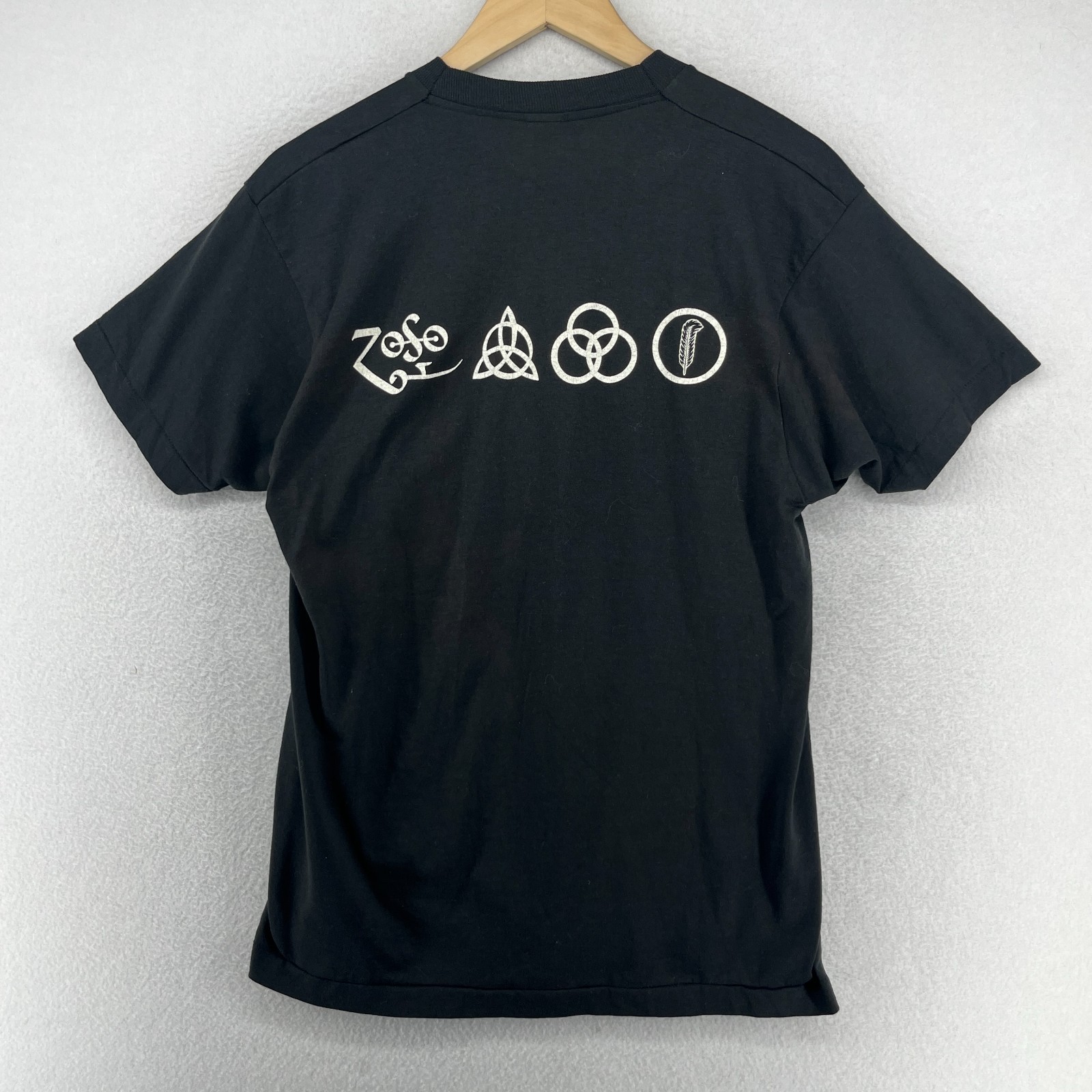 LED ZEPPELIN Shirt Mens XL 1984 Myth Gem ZoSo Screen Stars Single Stitch USA VTG