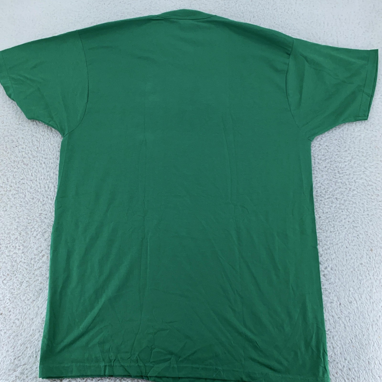 Vintage Fruit of the Loom Blank Green Pocket Shirt XL Crewneck Golden Blend Tee