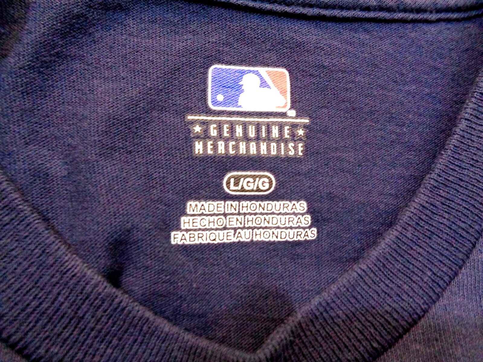 Men’s Cleveland Indians T-Shirt by MLB Genuine Merchandise-Size Large