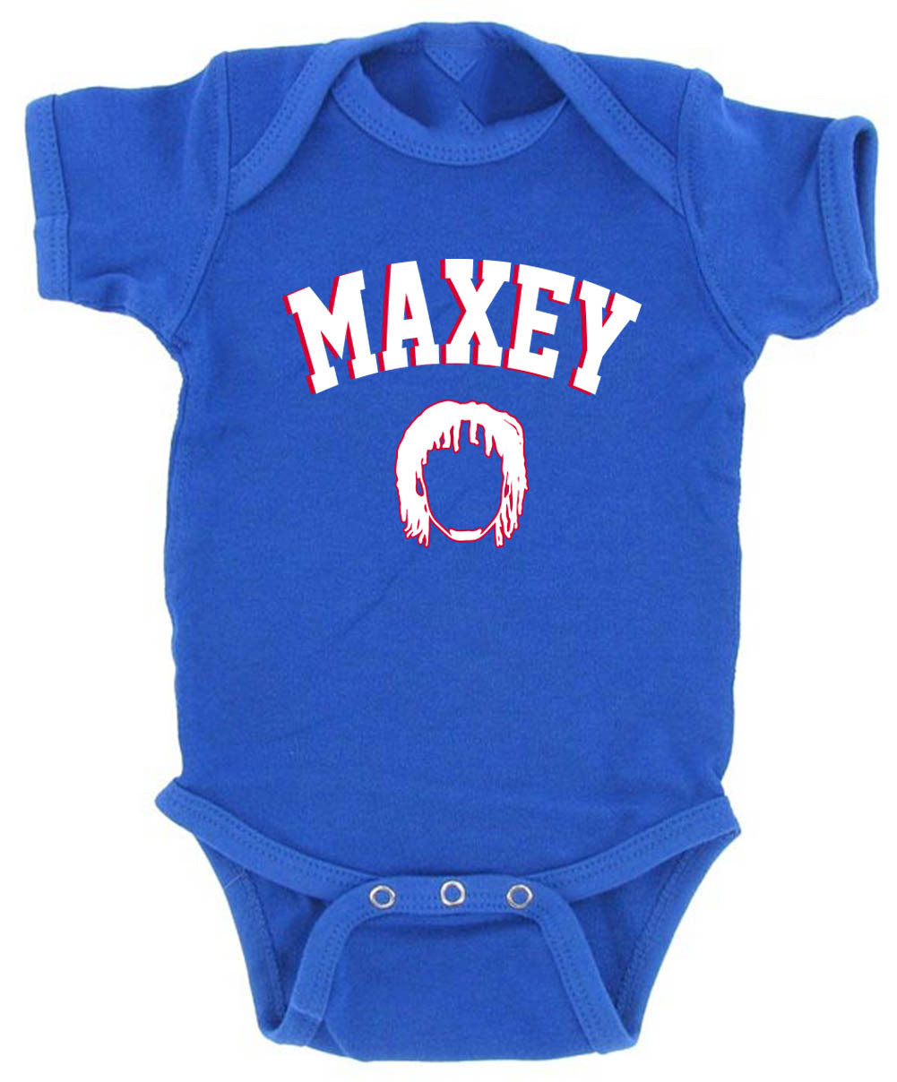 Tyrese Maxey Face Philadelphia Creeper Romper One Piece BABY