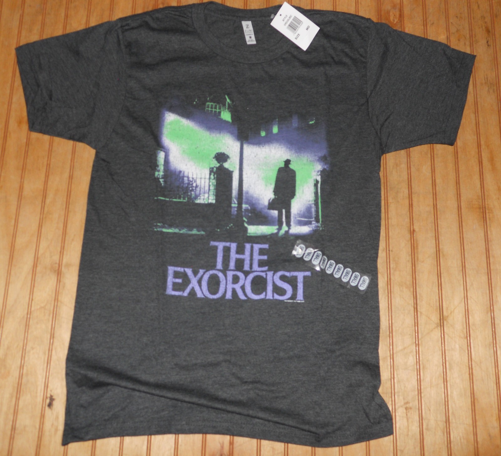 Vintage Style THE EXORCIST Movie T-Shirt Horror MENS MEDIUM NEW w/ TAG Halloween