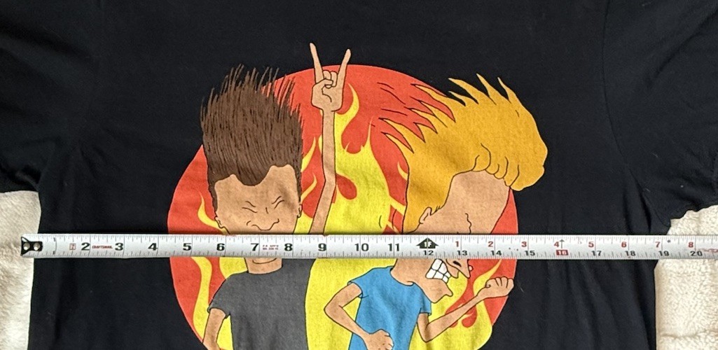 Beavis and ButtHead T-shirt MTV Licensed by IMPACT Merchandising Unisex MEDIUM
