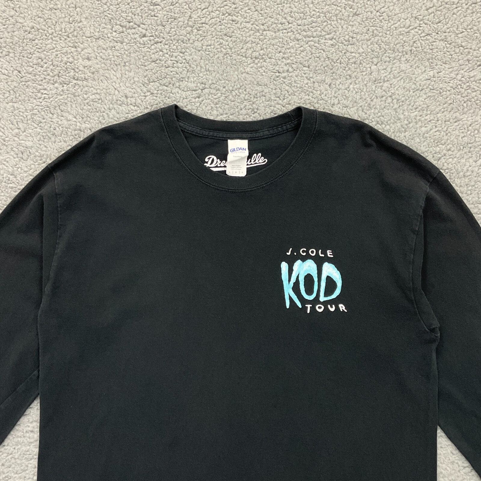 Dreamville J Cole KOD Choose Wisely Long Sleeve T-Shirt Mens Large Black FLAWED