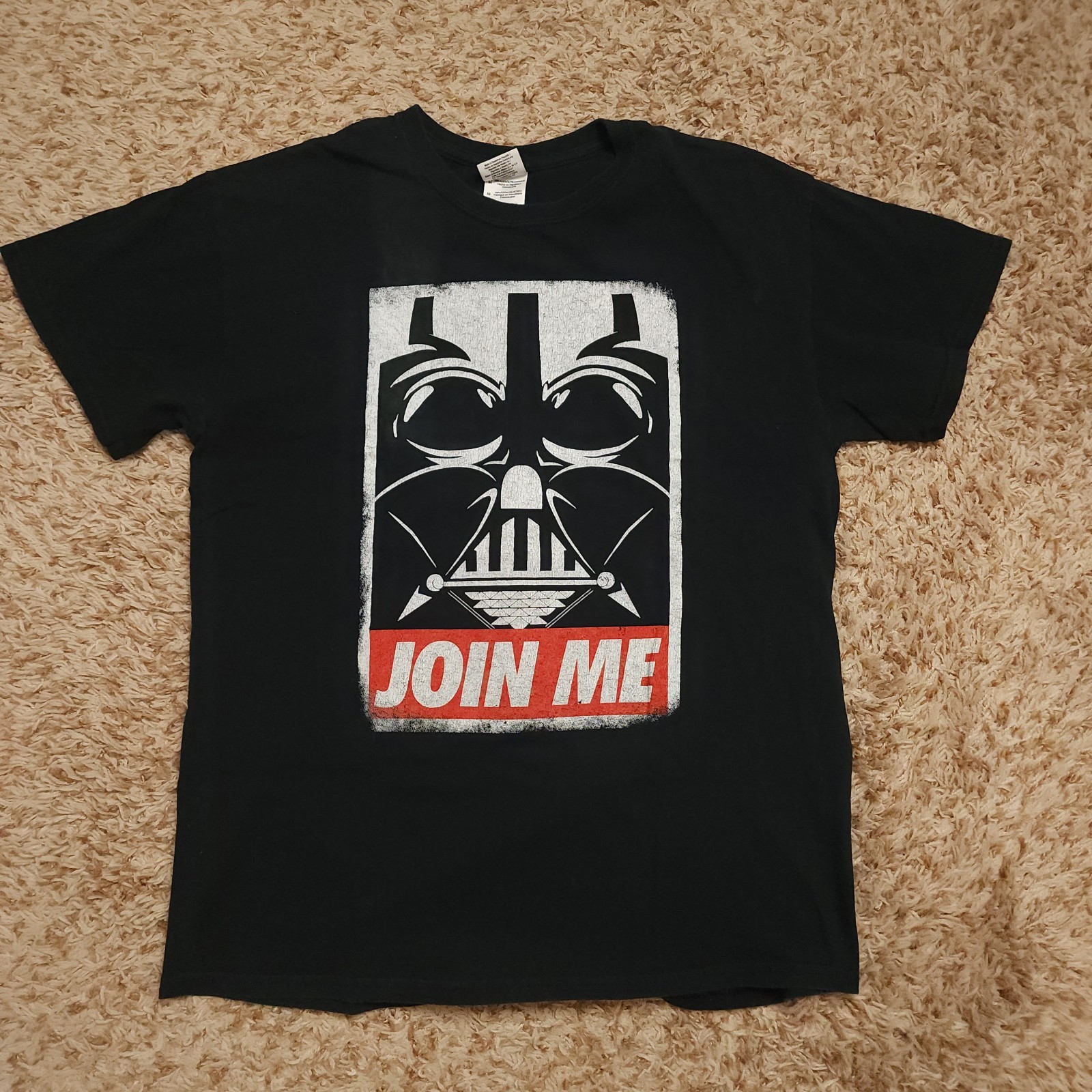 Star Wars Darth Vader Join Me Mens M Short Sleeve Black Shirt