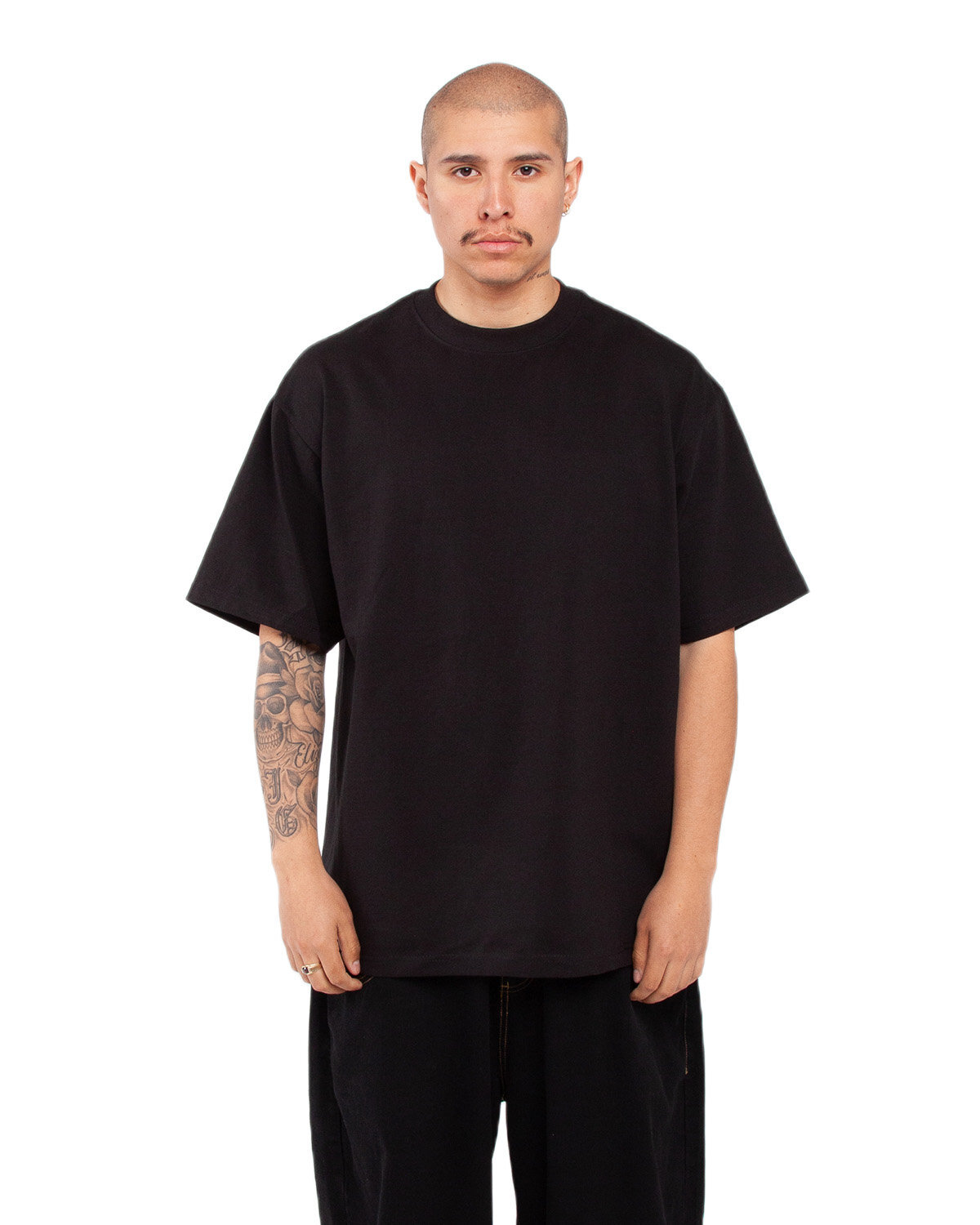 Pack Of 5 Shaka Wear SHMHSS Adult Max Heavyweight Stylish Plain T-Shirt