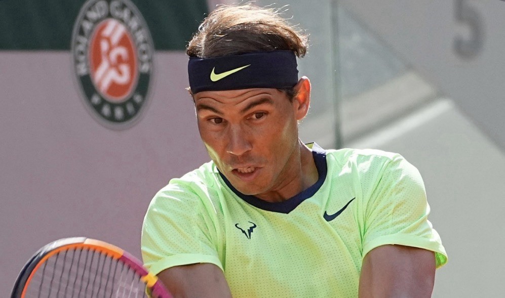 Nike Rafa Nadal Dri-Fit Challenger DV2887-702 Tennis Volt Shirt Top Men’s Sz XXL