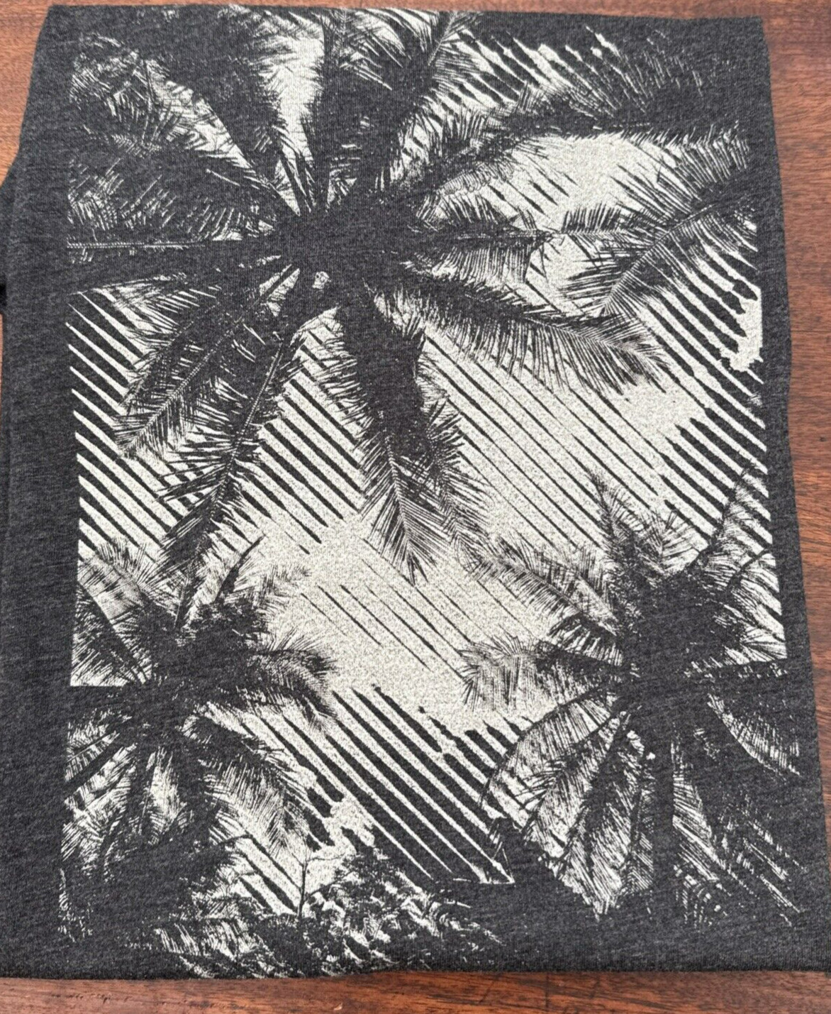 Goodfellow & Co. Palm Trees Graphic T-Shirt Large Tropical Beach Summer