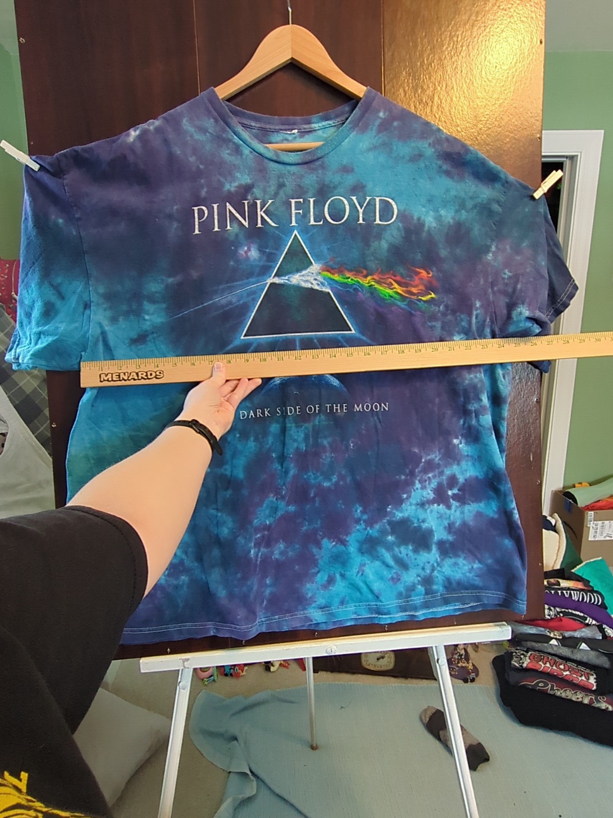 The Dark Side Of The Moon Pink Floyd Band T-Shirt – 2XL/3XL Multicoloured Cotton