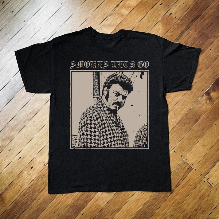 Smokes Let’S Go Ricky Trailer Park Boys GRAPHIC UNISEX T-SHIRT S-5XL