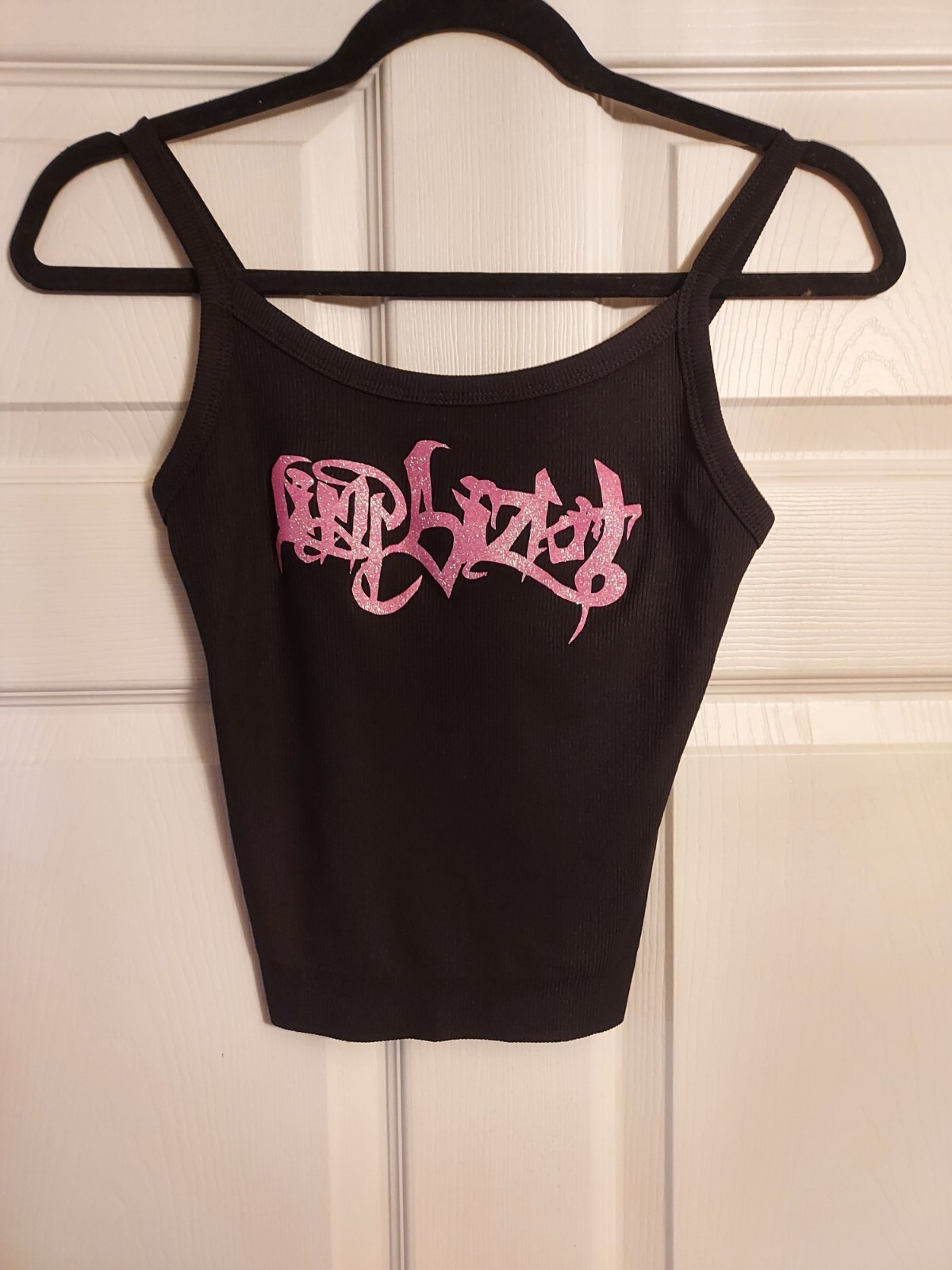 Limp bizkit crop top limp bizkit Shirt pink glitter vinyl Limp bizkit tank top