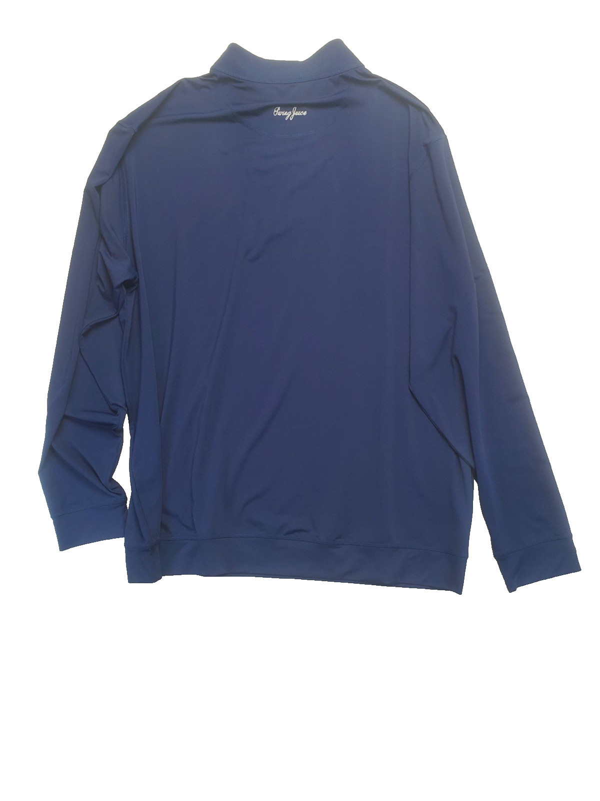 Swing Juice Men’s Golf Long Sleeve Solid Blue 1/4 Zip Pullover Size 2XL