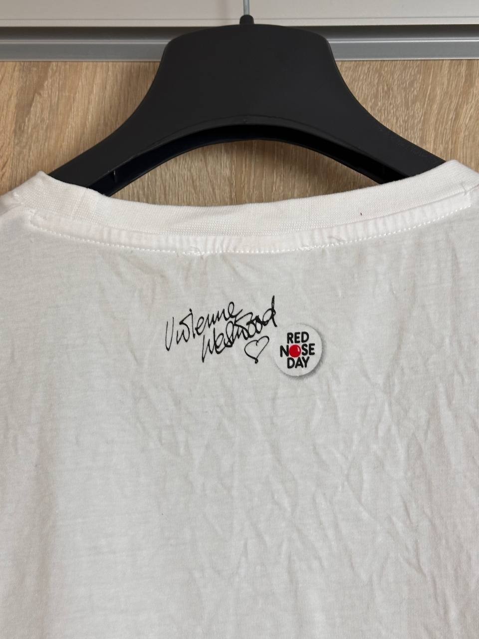 Comic Relief Vivienne Westwood Stella McCartney T Shirt Mens Size XL White