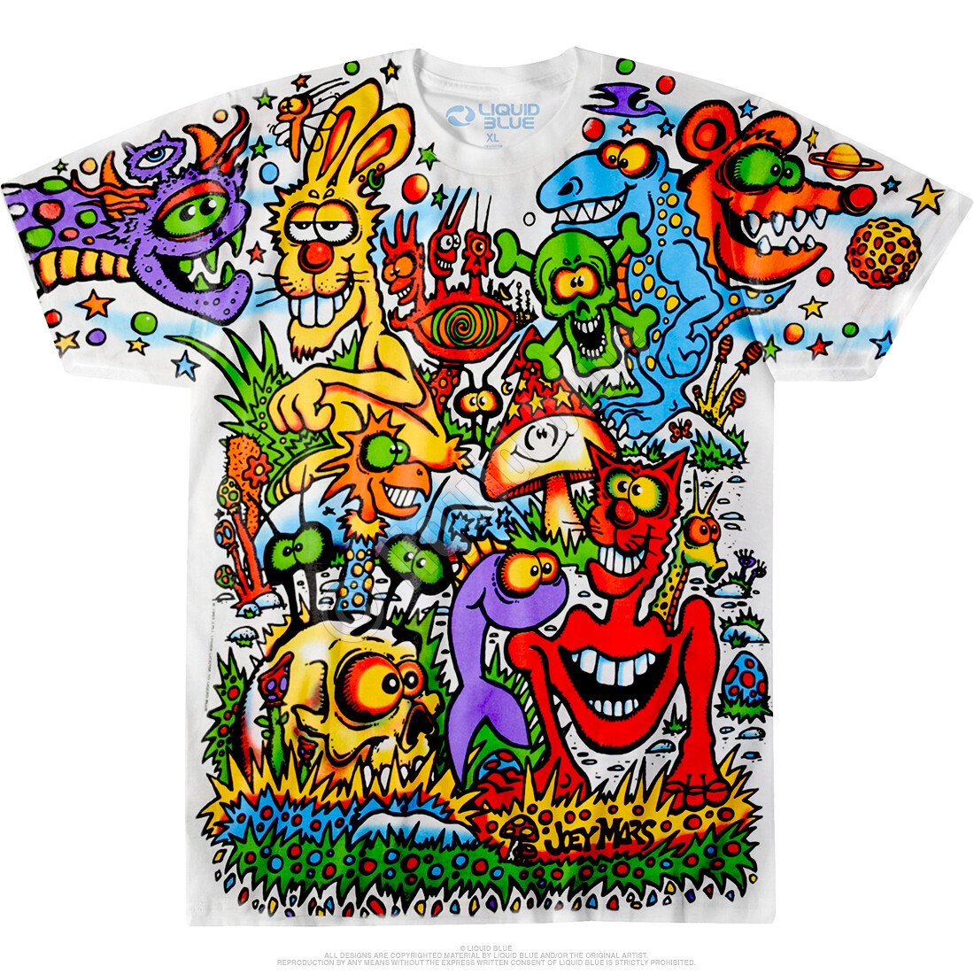 JOEY MARS-ZIDZOII-2 Sided T-SHIRT S-M-L-XL-XXL Psychedelic-Dead,Phish,Widespread