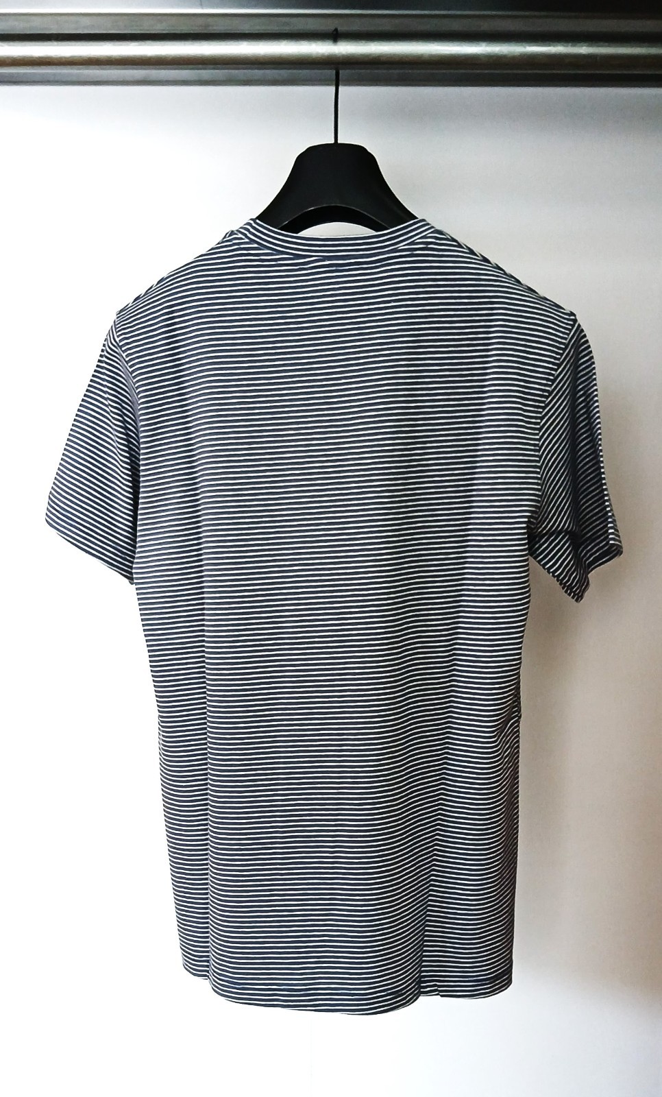 Striped sleeve t-shirt c. DANIELE ALESSANDRINI men DUTC0022 JCO0483 blue