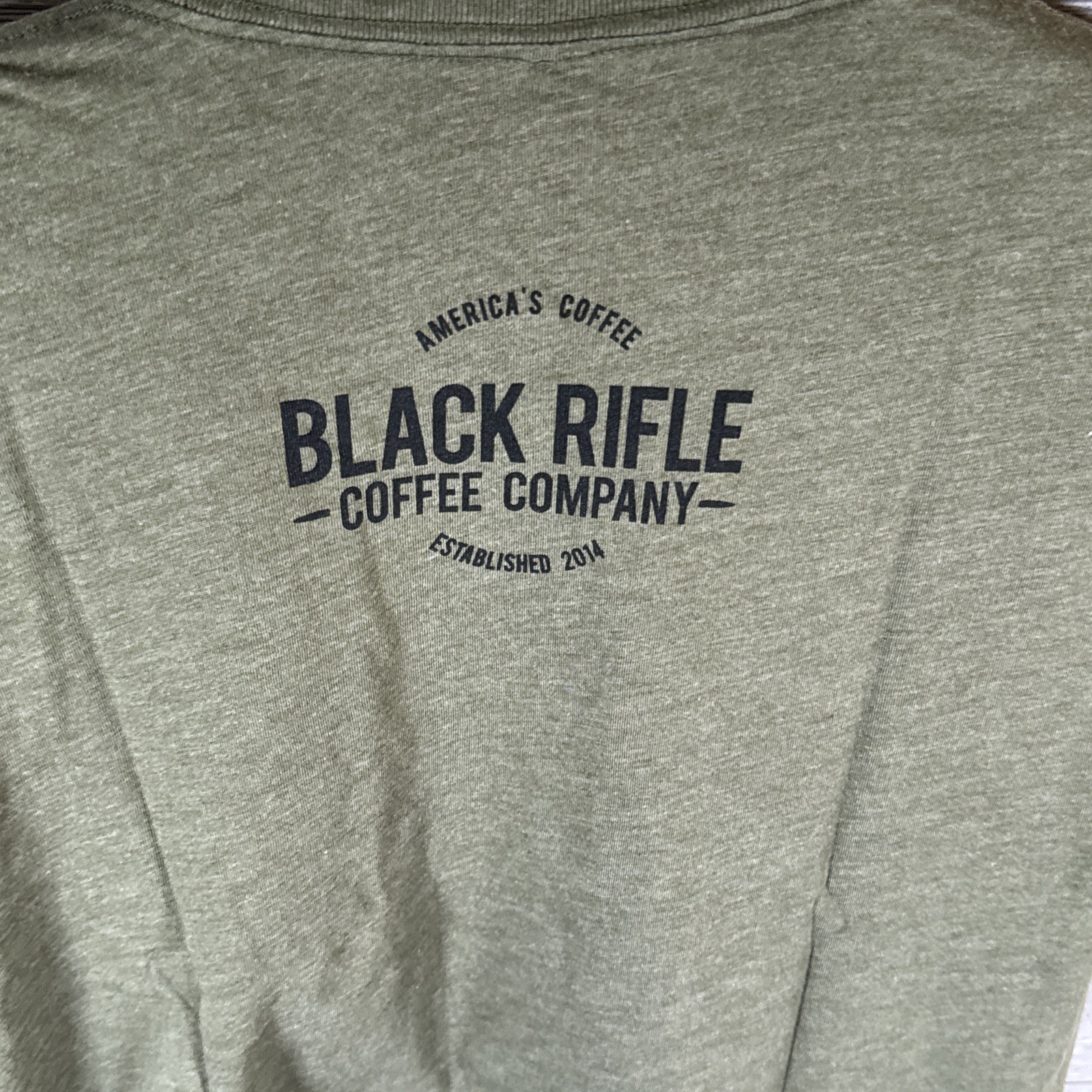 Black Rifle Coffee Company Coffee or Die T-Shirt Snake Military Green Size XL