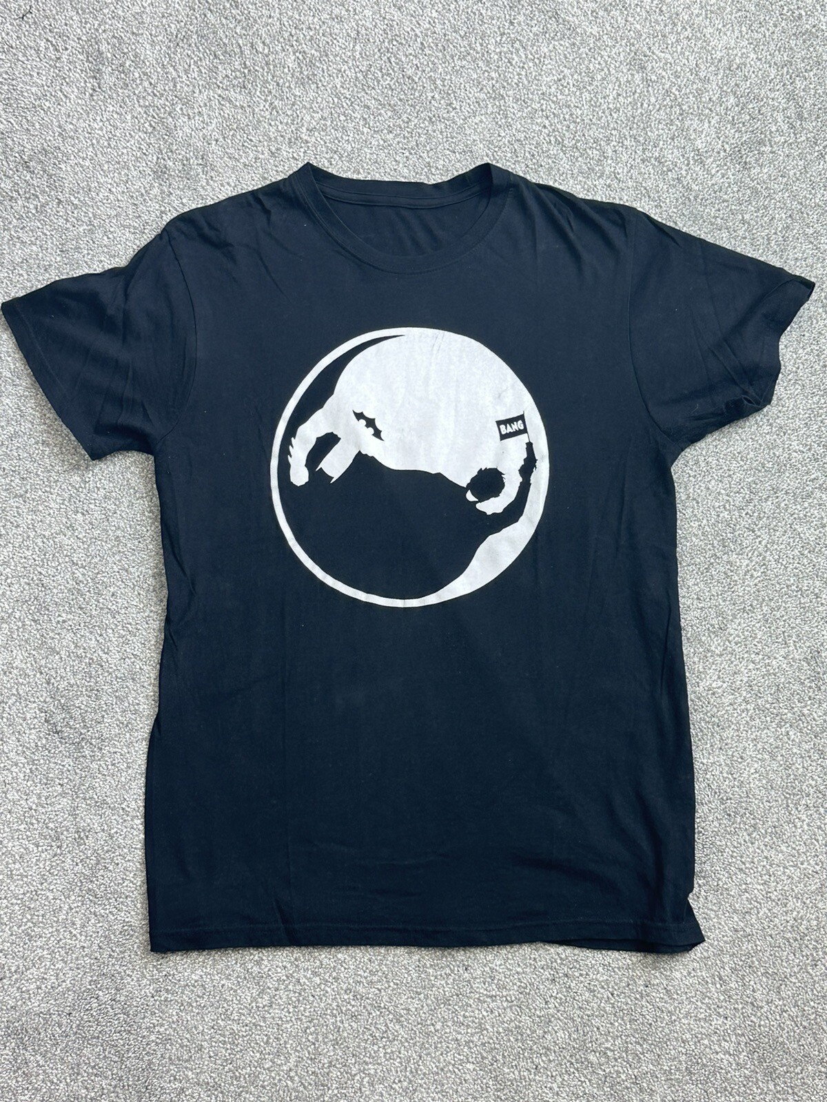 Yin Yang Batman & The Joker DC Comics Graphic Black TShirt MEDIUM