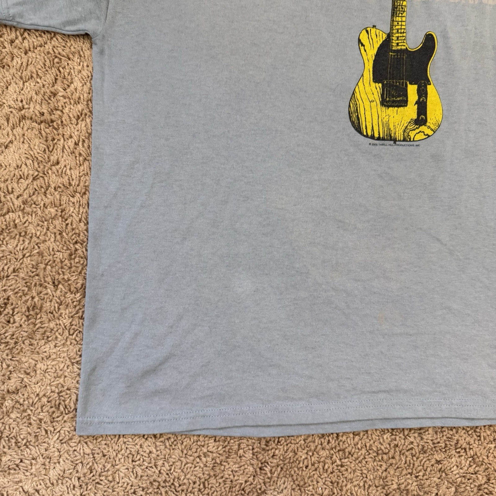 Vintage Bruce Springsteen and The E Street Band Shirt XXL 2XL Blue Concert 2003
