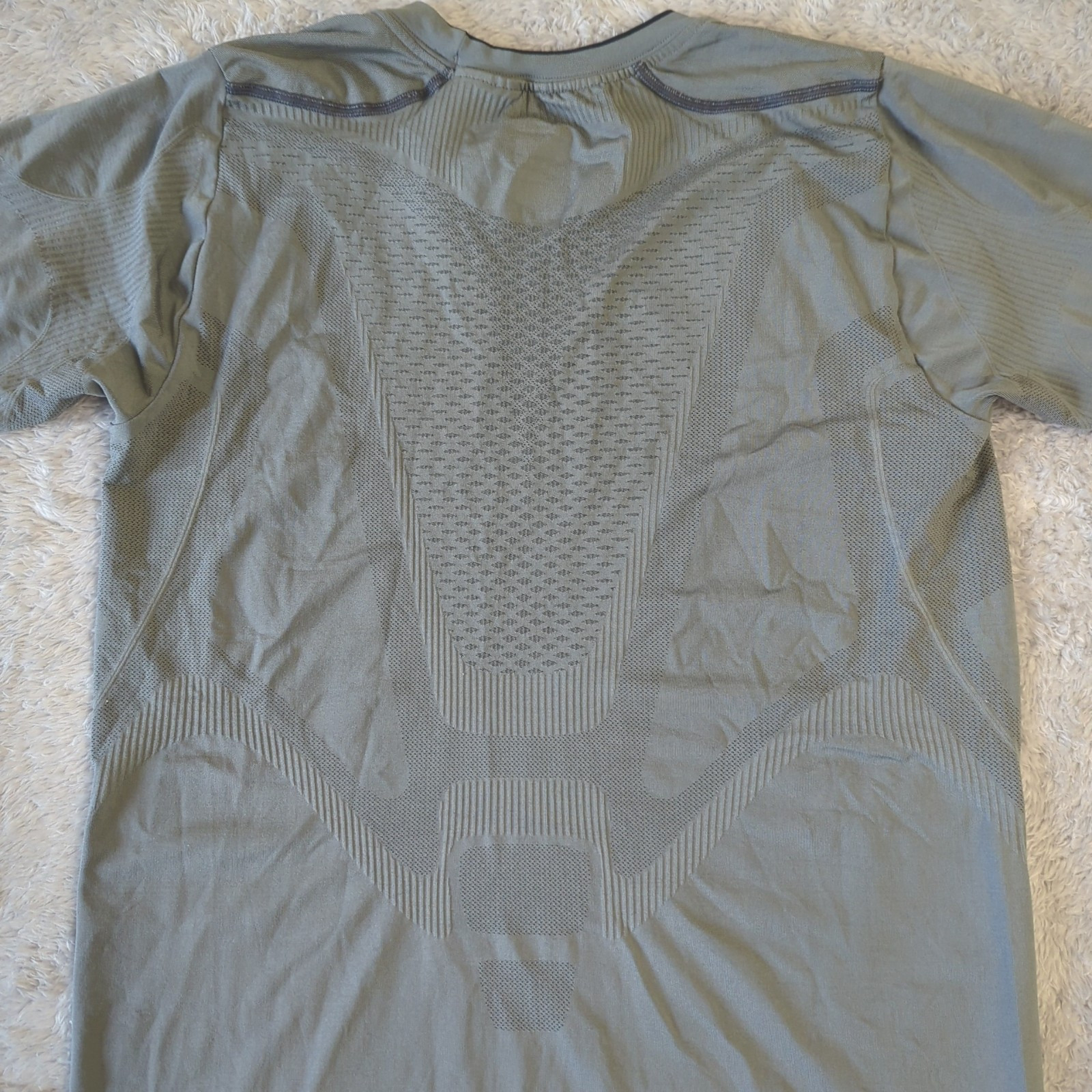 Nike Pro Tight Compression Shirt Gray NikeFIT Athletic Men’s XXL 2XL