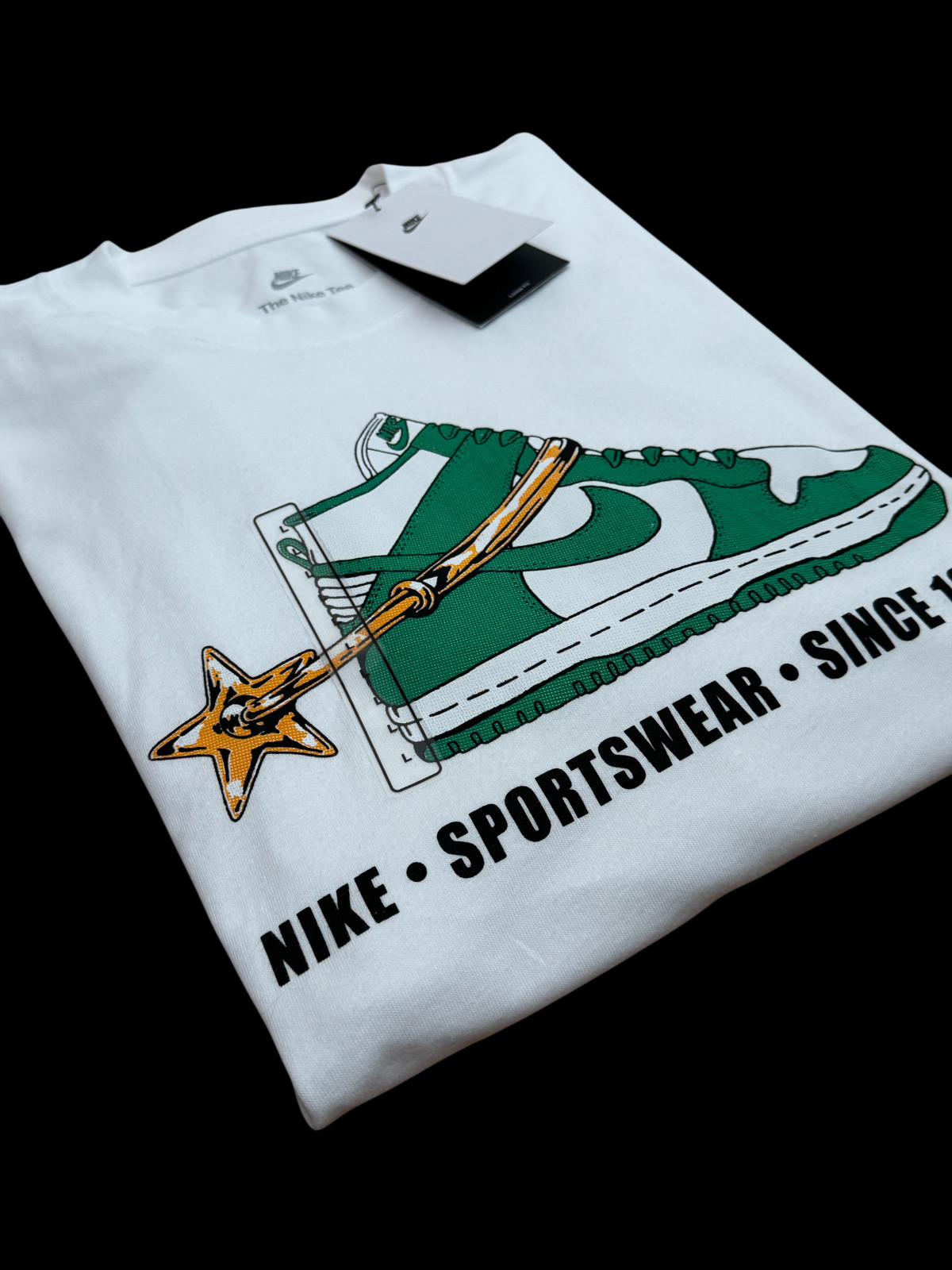 Nike Sportswear Dunk Max90 T-Shirt Men’s Sz L / XL / 2XL Loose Fit White New $45