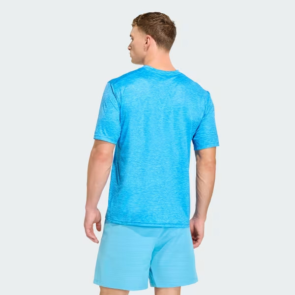 Adidas Workout Essentials Blue Big Logo Men’s Small T-Shirt – KC8109