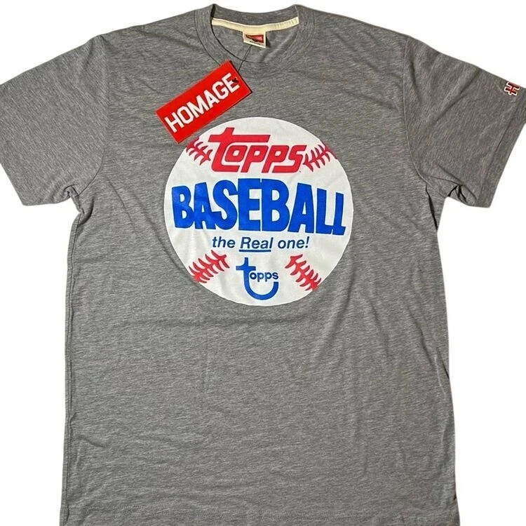 Homage Topps Grey The Real One T Shirt