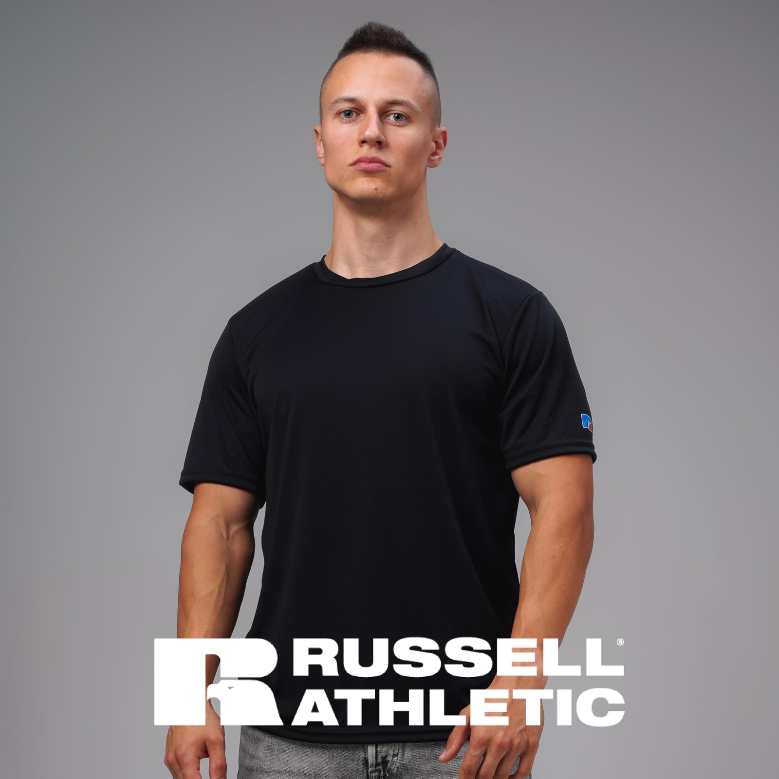 Men’s Short Sleeve Performance T-Shirt, True Red, Medium