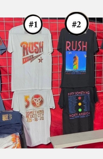 Rush Tour Merch in Mexico City Jun 18th 2026 T-Shirt Reprint
