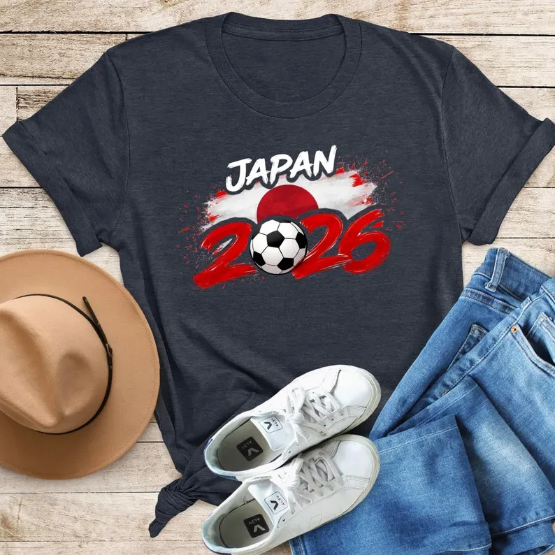 2026 World Cup Country Flag Soccer T-Shirt USA Canada Brazil Mexico Tee
